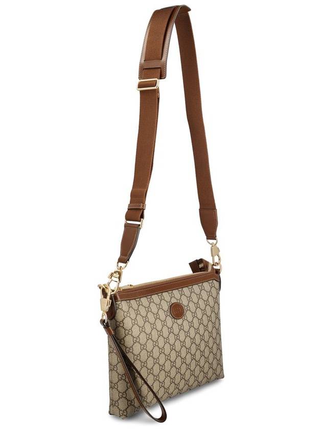 Messenger Bag With Interlocking G Beige Ebony - GUCCI - BALAAN 4