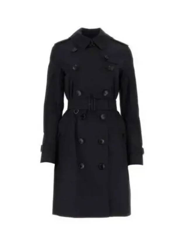 The Mid-length Kensington Heritage Trench Coat Midnight Blue - BURBERRY - BALAAN 2