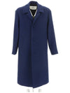 Breasted Single Coat Navy - AMI - BALAAN 5