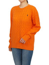 Kids cable knit 323702674058 ORANGE Adult wearable - POLO RALPH LAUREN - BALAAN 4