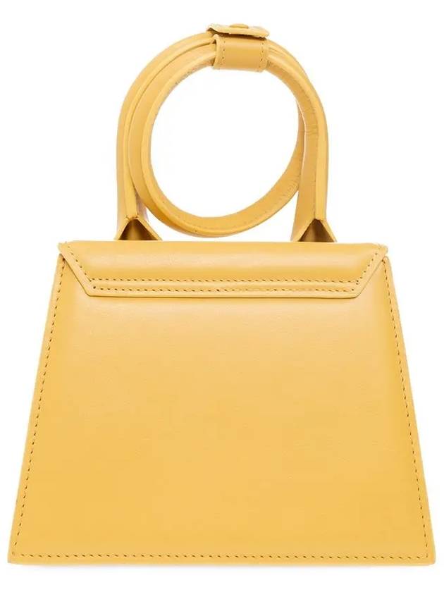 Coil Handle Le Chiquito Tote Bag Dark Yellow - JACQUEMUS - BALAAN.