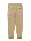 white brushed cargo jogger pants 5053LXWNBEIGE - BLACK&WHITE - BALAAN 2