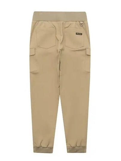 white brushed cargo jogger pants 5053LXWNBEIGE - BLACK&WHITE - BALAAN 2