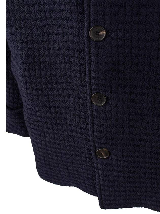 button-down virgin wool jacket navy - ETRO - BALAAN 3