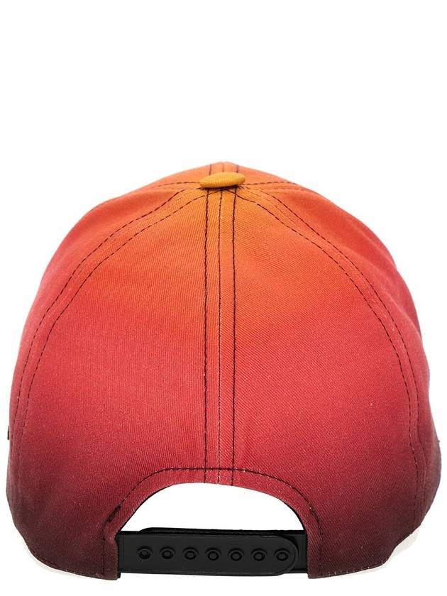 Embroidered Logo Cotton Ball Cap Gradient Sunset - COURREGES - BALAAN 4