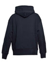 Brushed Logo Print Cotton Hoodie Black - MSGM - BALAAN 3