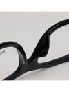 Glasses frame KZ50175F 001 Asian fit black horn rim square - KENZO - BALAAN 6