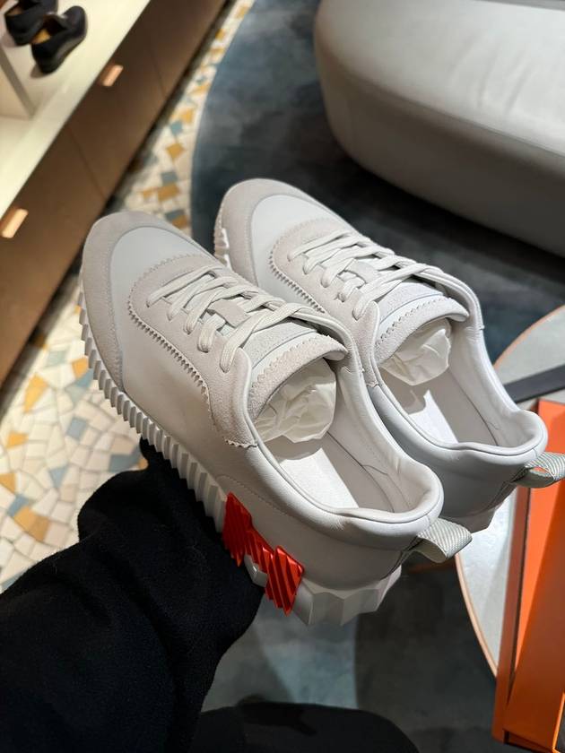 Bouncing Low Top Sneakers Blanc - HERMES - BALAAN 9