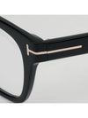 Blue light blocking glasses frame TF5886B 001 square horn rim black - TOM FORD - BALAAN 5