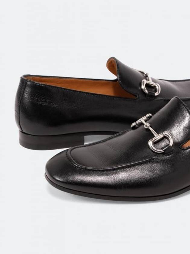 Horsebit Leather Loafers Black - GUCCI - BALAAN 2