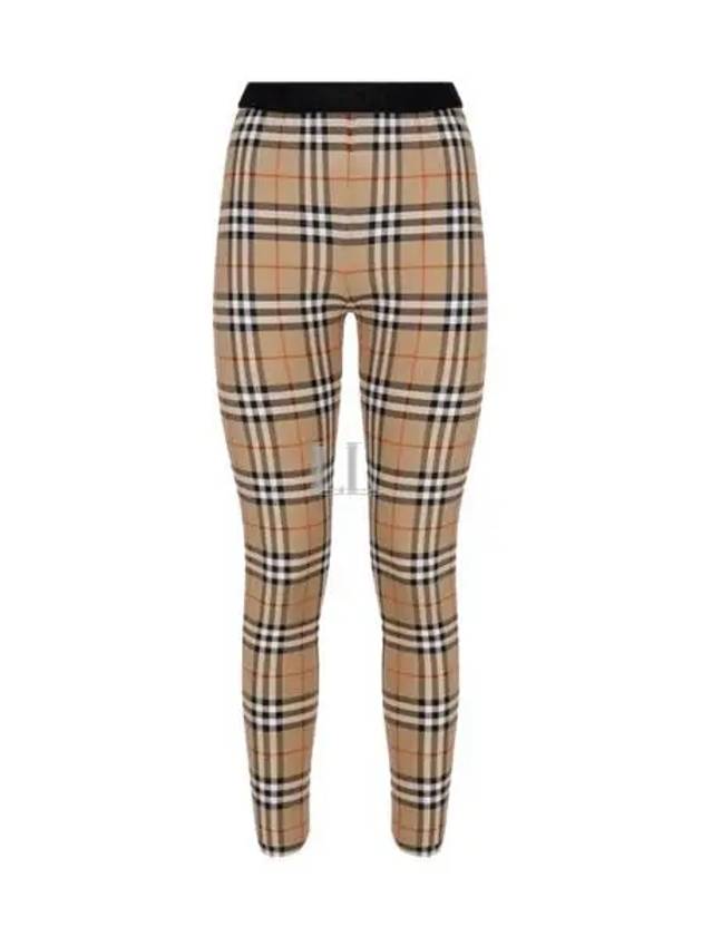 Women's Vintage Check Leggings Beige - BURBERRY - BALAAN 2