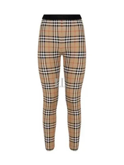 Women's Vintage Check Leggings Beige - BURBERRY - BALAAN 2