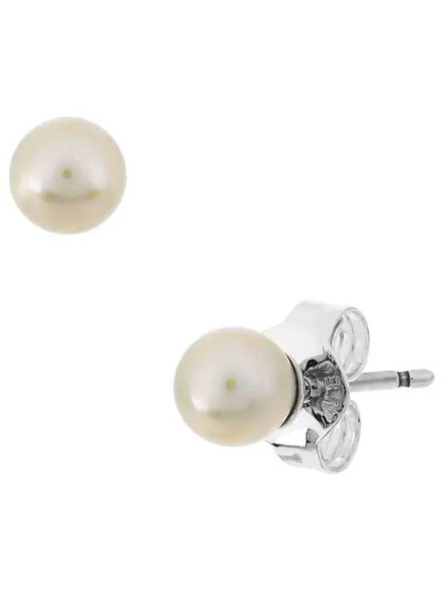 Women's Treated Freshwater Cultured Pearl Earrings Silver - PANDORA - BALAAN 6