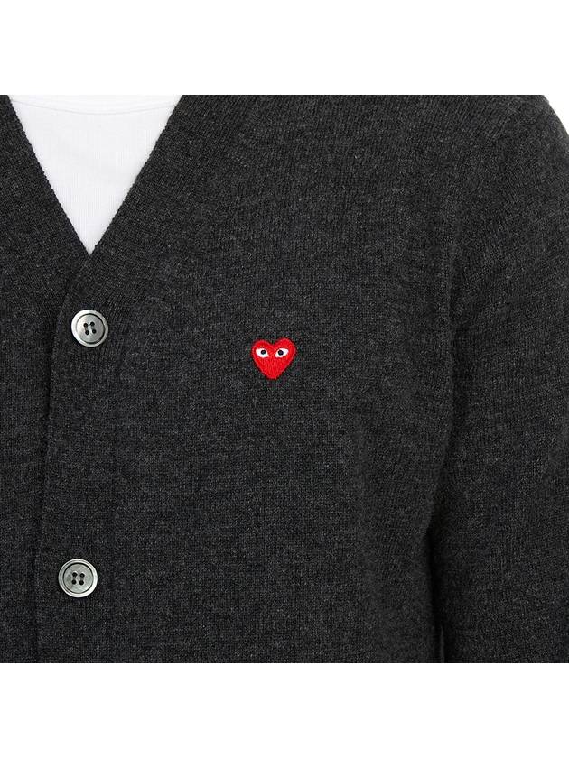 Mini Heart Men's Cardigan AZ N080 051 2 - COMME DES GARCONS - BALAAN 9