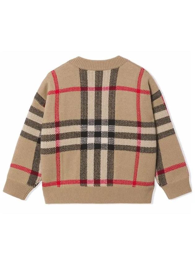 Kids Vintage Check V Neck Knit 8043661 - BURBERRY - BALAAN 3