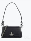 ORB Logo Shoulder Bag Black - VIVIENNE WESTWOOD - BALAAN 2