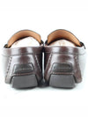 LV Gold Initial Loafer Brown 7 5 265 - LOUIS VUITTON - BALAAN 4