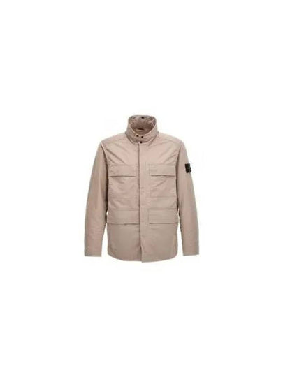 Hyper Dense Nylon Raso Field Jacket Dove Grey - STONE ISLAND - BALAAN 2