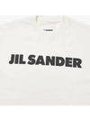 Men's Logo Cotton Short Sleeve T-Shirt White - JIL SANDER - BALAAN 4