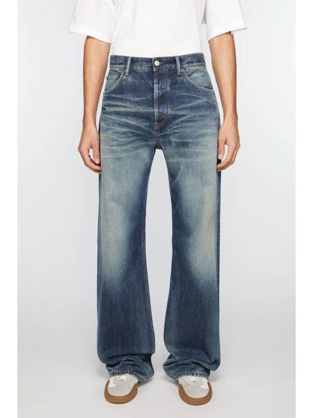 Broadway Loose Fit Denim Jeans Blue - ACNE STUDIOS - BALAAN 3