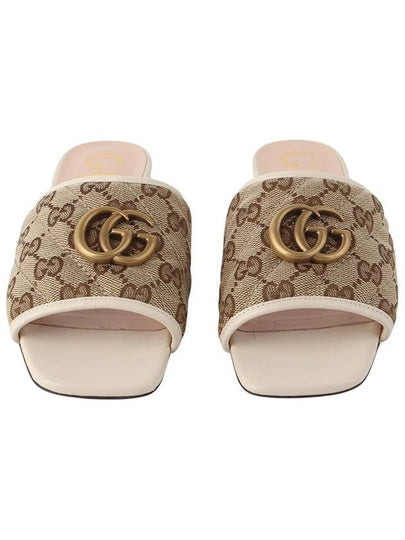 619893 GG Matelasse Canvas Slides Women s Sandals Size 35 34139 - GUCCI - BALAAN 2