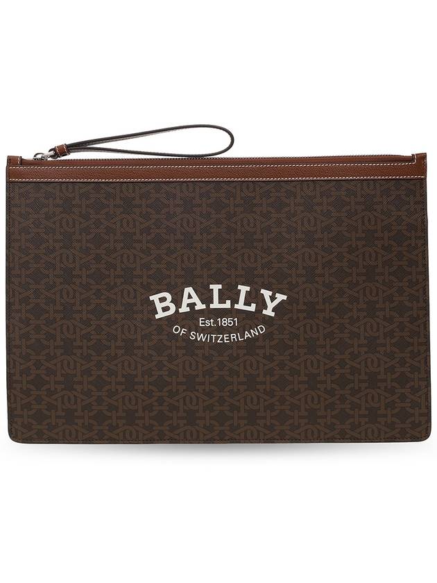 Bolis Large Clutch Bag Brown - BALLY - BALAAN 2