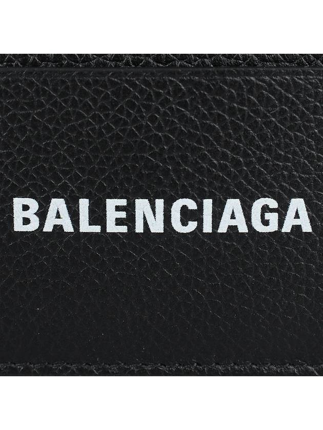 Cash Logo 2 Fold Card Wallet Black - BALENCIAGA - BALAAN 5