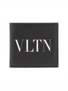 VLTN Calfskin Half Wallet Black - VALENTINO - BALAAN 5