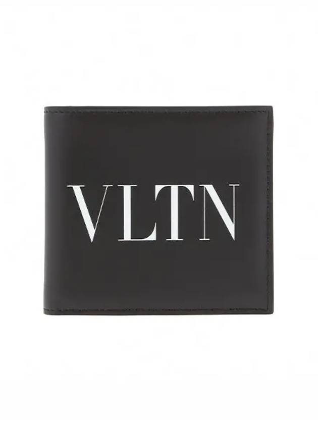 VLTN Calfskin Half Wallet Black - VALENTINO - BALAAN 2