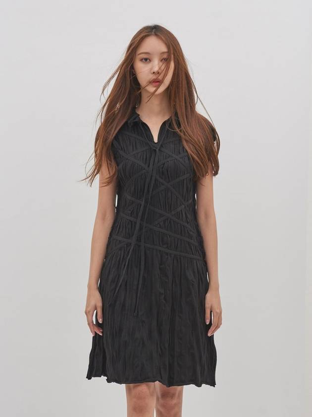 Tie me up dress BK - ICONOGRAPHY - BALAAN 3