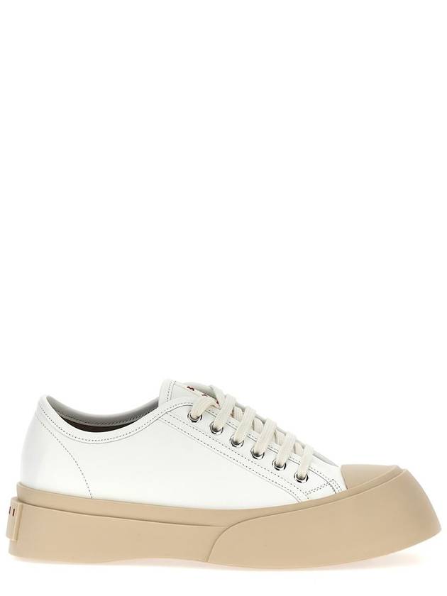 Pablo Platform Nappa Leather Low Top Sneakers Lilywhite - MARNI - BALAAN 2