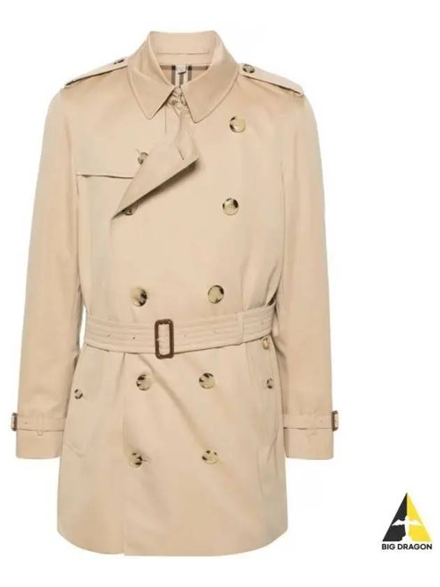 Short Kensington Heritage Trench Coat Beige - BURBERRY - BALAAN 2