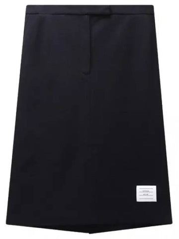 Milano Stitch Wool Knit Skirt Women s - THOM BROWNE - BALAAN 1