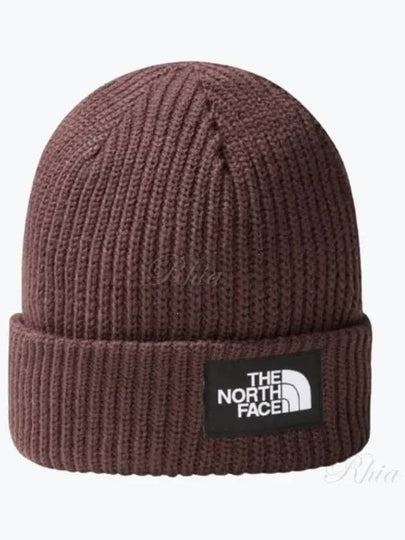 Salty Lined Ribbed Acrylic Beanie Brown - THE NORTH FACE - BALAAN 2