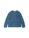 Reversible Denim Jacket Blue - GUCCI - BALAAN 1