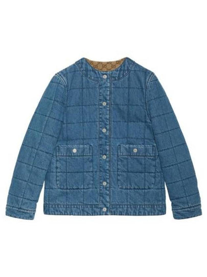 Reversible Denim Jacket Blue - GUCCI - BALAAN 2