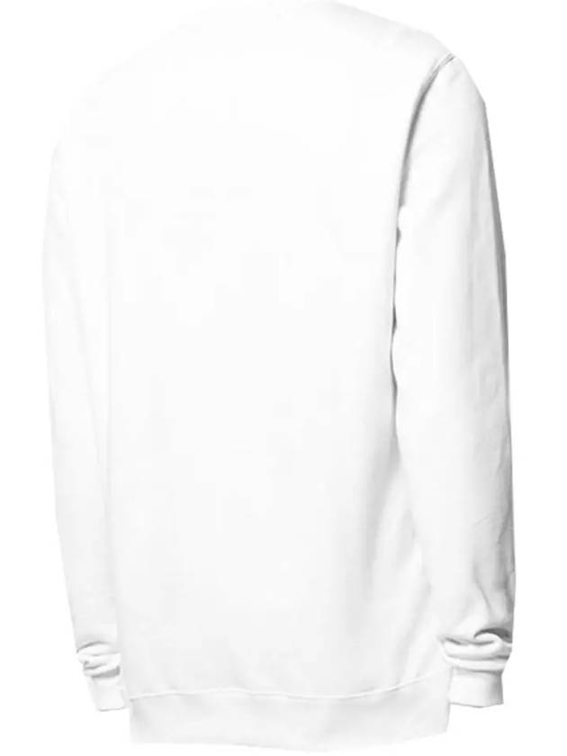 Men's Box Logo Sweatshirt White - MSGM - BALAAN 3