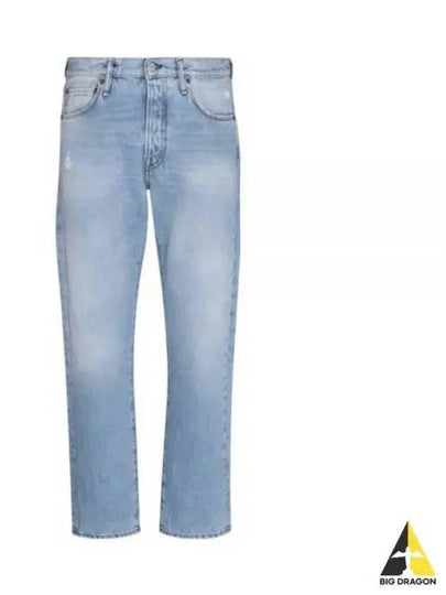 Regular Fit Cotton Jeans Light Blue - ACNE STUDIOS - BALAAN 2