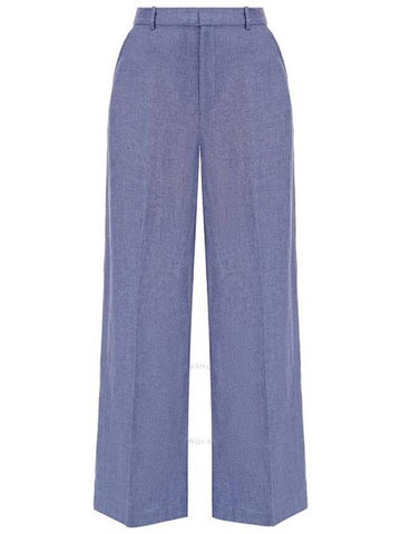 Polo Ralph Lauren Delave Wide Leg Linen Pants Size 6 - POLO RALPH LAUREN - BALAAN 1