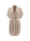 cardigan MDV754606 C059 beige - BRUNELLO CUCINELLI - BALAAN 1