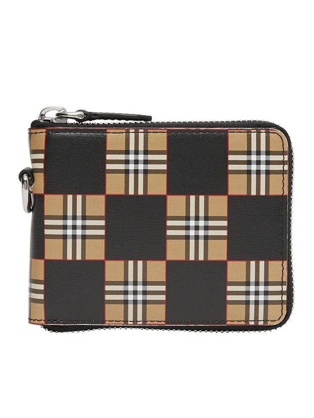 Check Board Zipper Halfwallet - BURBERRY - BALAAN 1