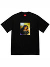 FW22KN47 BK Maria Rhinestone Printing Short Sleeve TShirt Black TShirt TSH - SUPREME - BALAAN 1