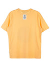 Fantastic Green Logo Short Sleeve T-Shirt Orange - MSGM - BALAAN 3