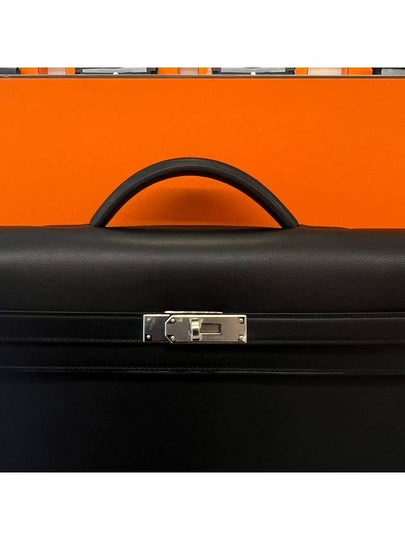 Kelly Depeche 36 Briefcase Black Silver Ever - HERMES - BALAAN 2