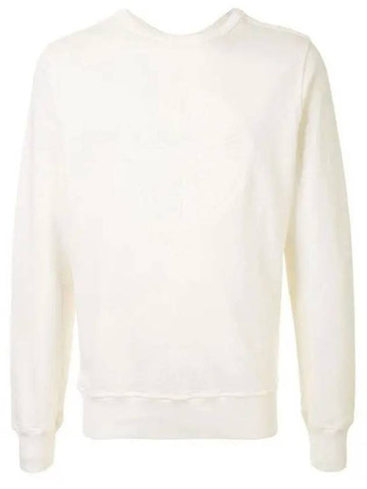 Double Embroidery Logo Sweatshirt Ivory - STONE ISLAND - BALAAN 2