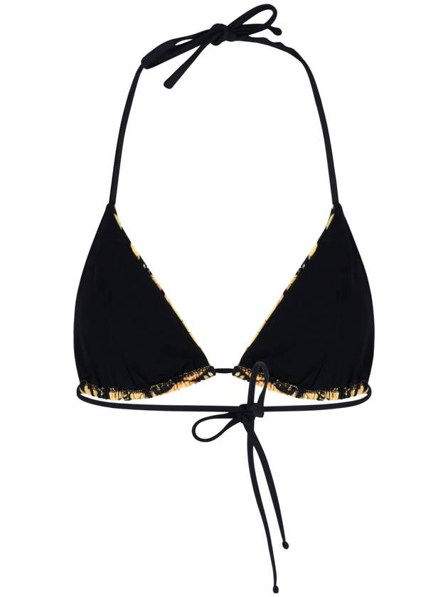 Baroque Print Bikini Top Black - VERSACE - BALAAN 3