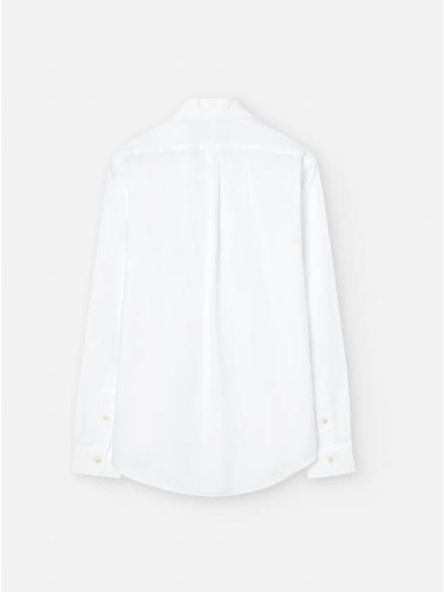 Embroidery Pony Oxford Long Sleeve Shirt White - POLO RALPH LAUREN - BALAAN 3