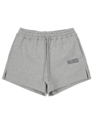 Software Isoli Drawstring Shorts Pants Gray - GANNI - BALAAN 1