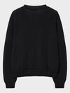 Lux Cotton Classic Cardigan Black - NOIRER - BALAAN 3