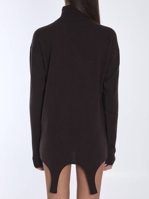 Turtleneck Garter Sweater - SAINT LAURENT - BALAAN 4